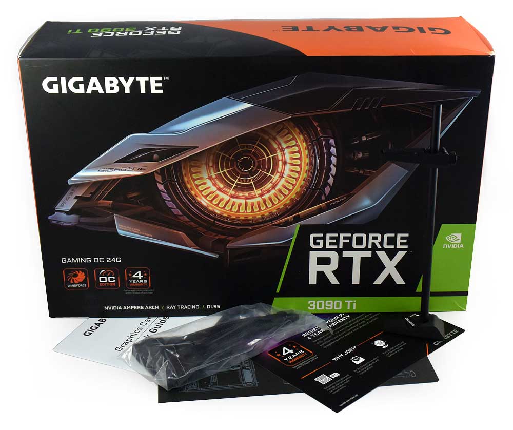 Gigabyte RTX 3090 Ti GAMING OC 24G; balení