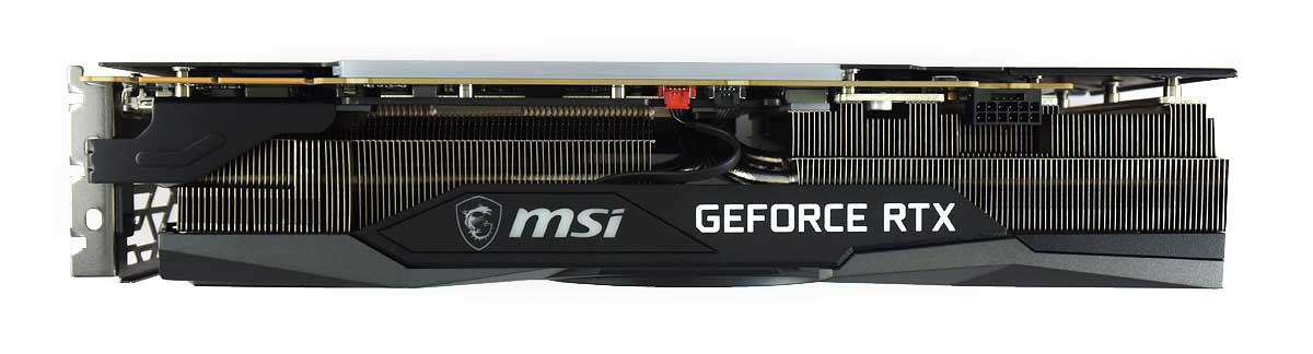 MSI RTX 3090 Ti GAMING X TRIO 24G; horní strana