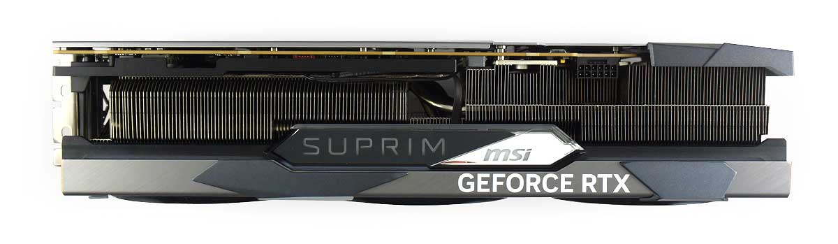 Pro zvětšení klikni MSI RTX 4090 SUPRIM X 24G; horní strana