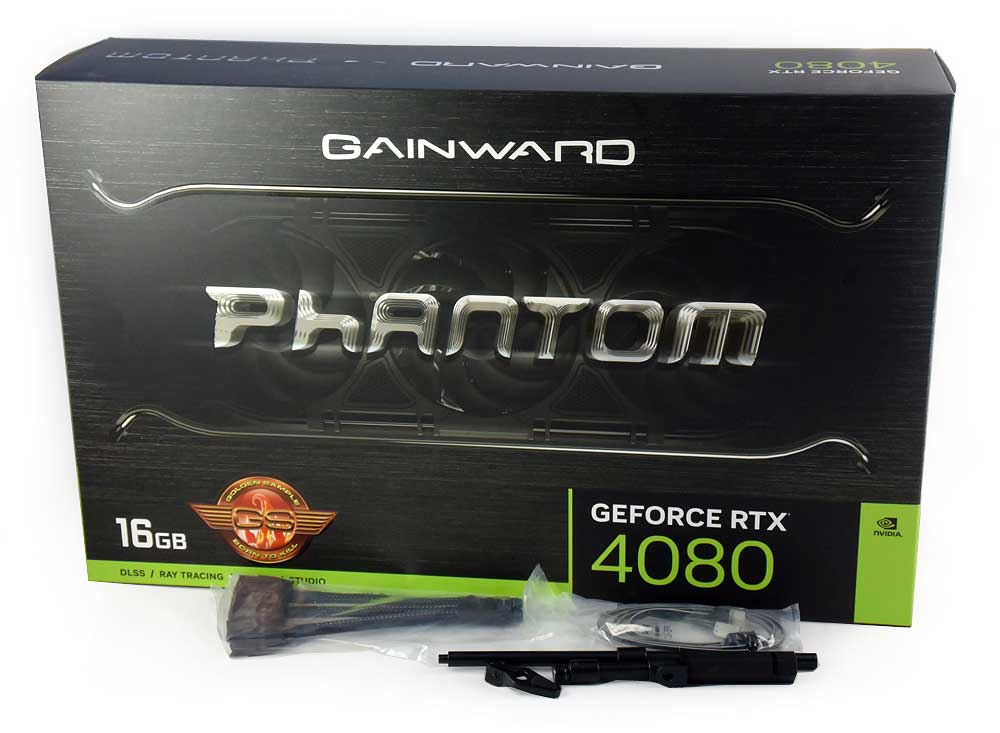 Gainward RTX 4080 PHANTOM GS 16G; balení