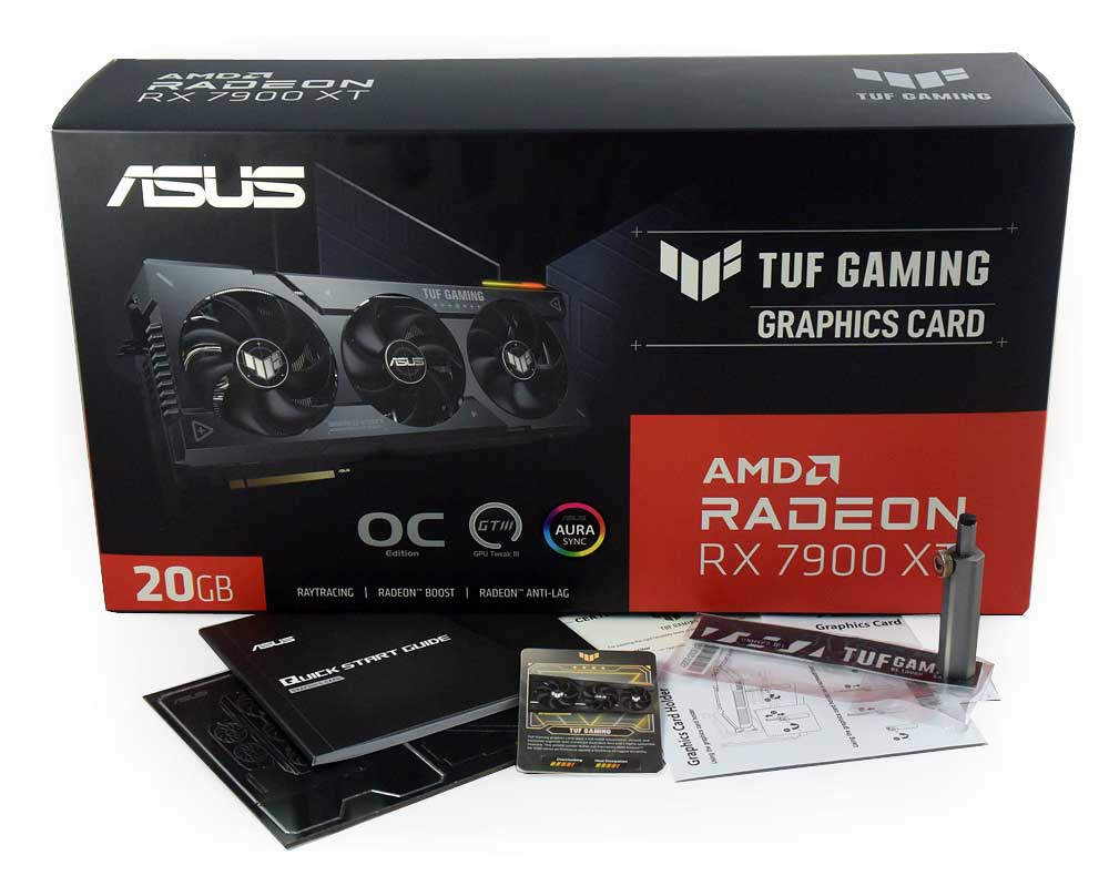 Asus TUF RX 7900 XT O20G Gaming; balení