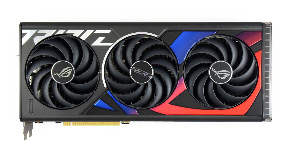 Asus STRIX RTX 4070 Ti O12G Gaming; čelní strana