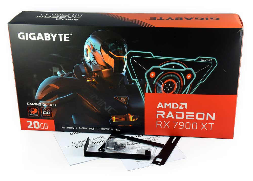 Gigabyte RX 7900 XT GAMING OC 20G; balení