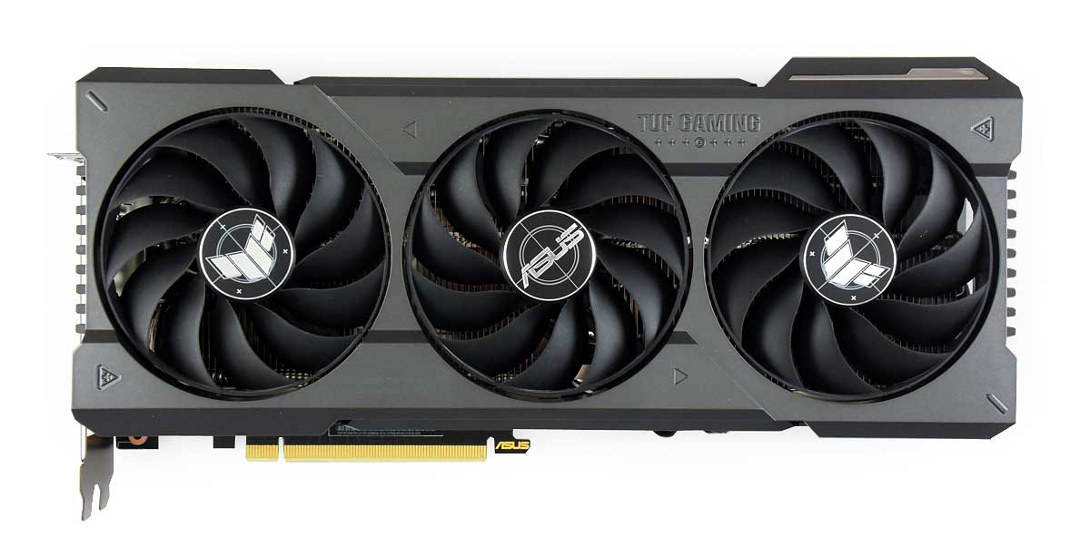 Asus TUF RTX 4070 Ti O12G Gaming; čelní strana