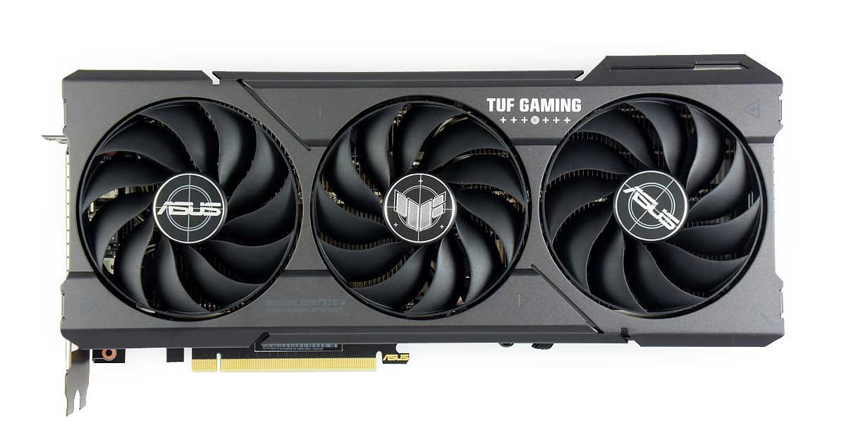 Asus TUF RTX 4070 O12G Gaming; čelní strana