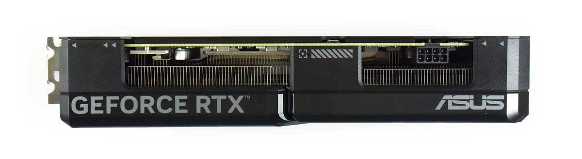 Asus DUAL RTX 4070 12G; horní strana