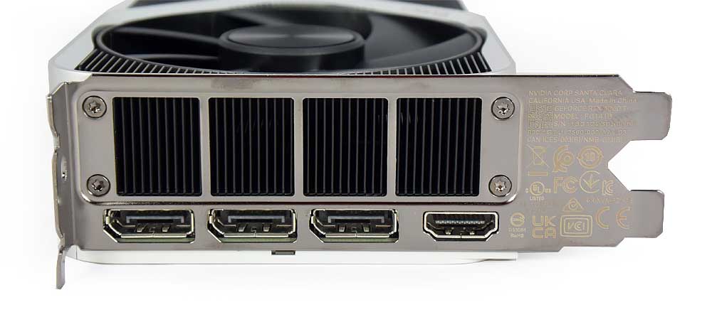 Pro zvětšení klikni NVIDIA RTX 4060 Ti Founders Edition 8G obrazové výstupy