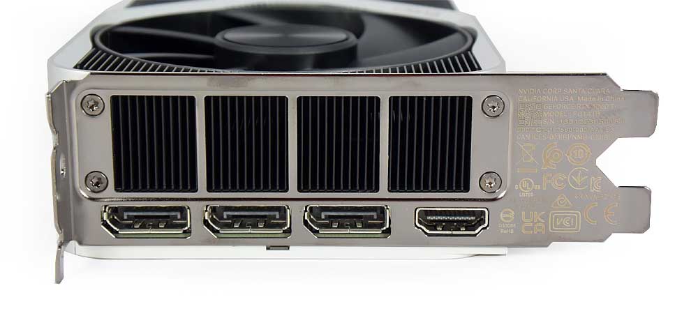 NVIDIA RTX 4060 Ti Founders Edition 8G obrazové výstupy