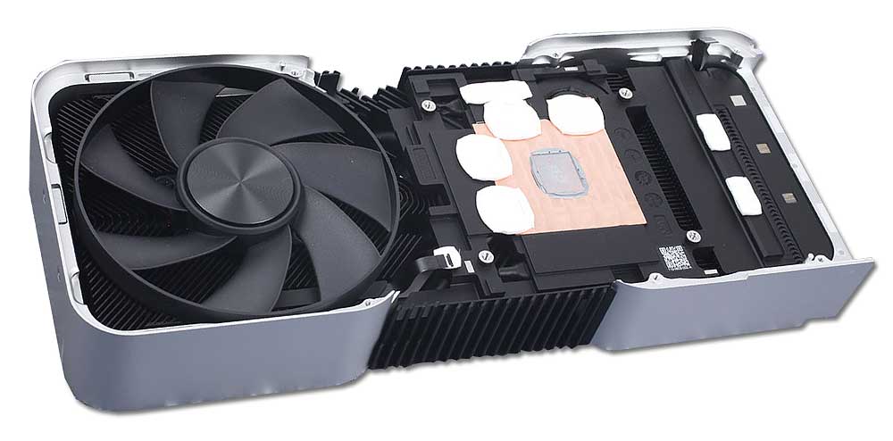 NVIDIA RTX 4060 Ti Founders Edition 8G; systém chlazení