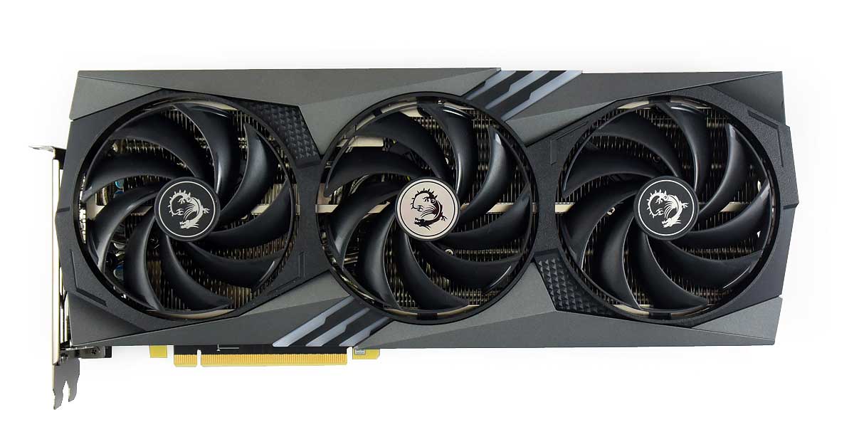 MSI RTX 4060 Ti GAMING X TRIO 8G; čelní strana