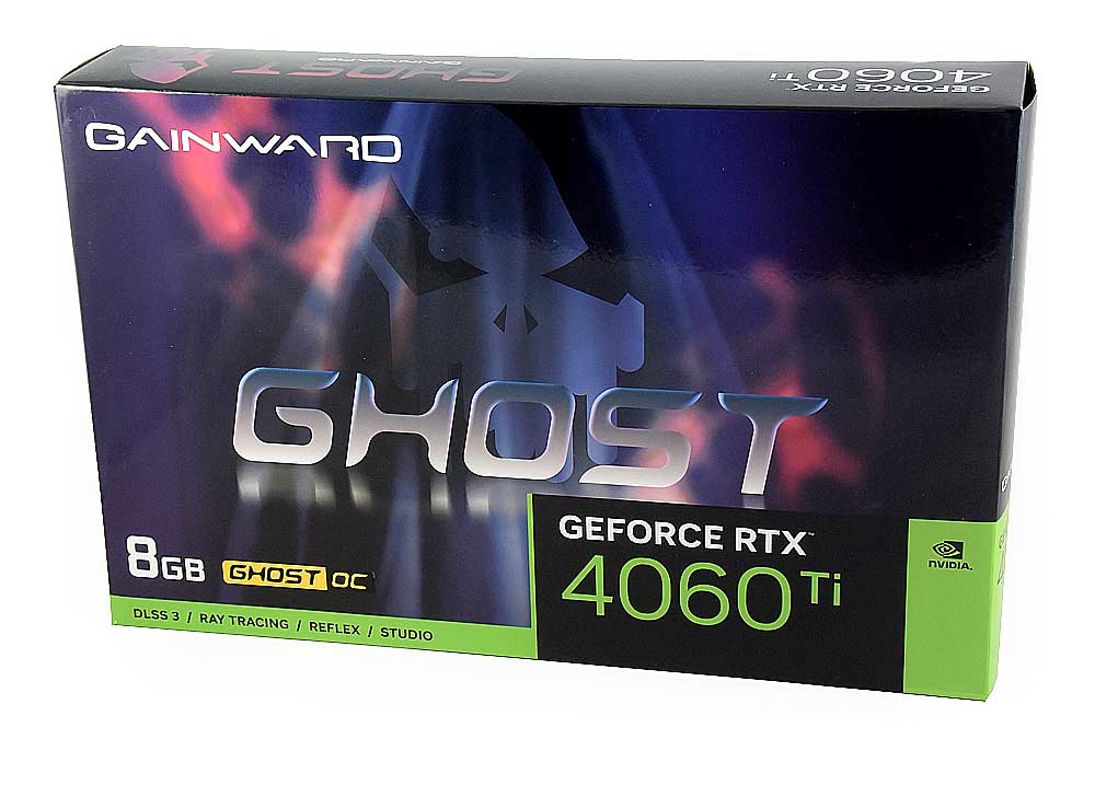 Gainward RTX 4060 Ti GHOST OC 8G; balení