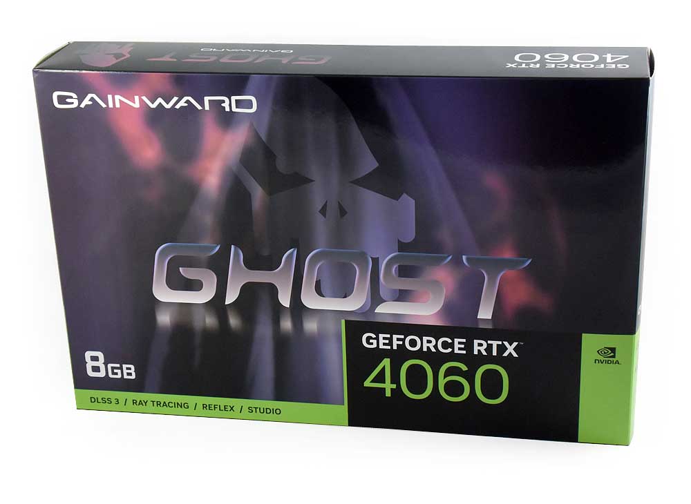Gainward RTX 4060 GHOST 8G; balení