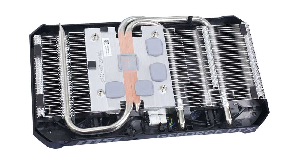 MSI RTX 4060 Ti VENTUS 2X BLACK 16G OC; chladič