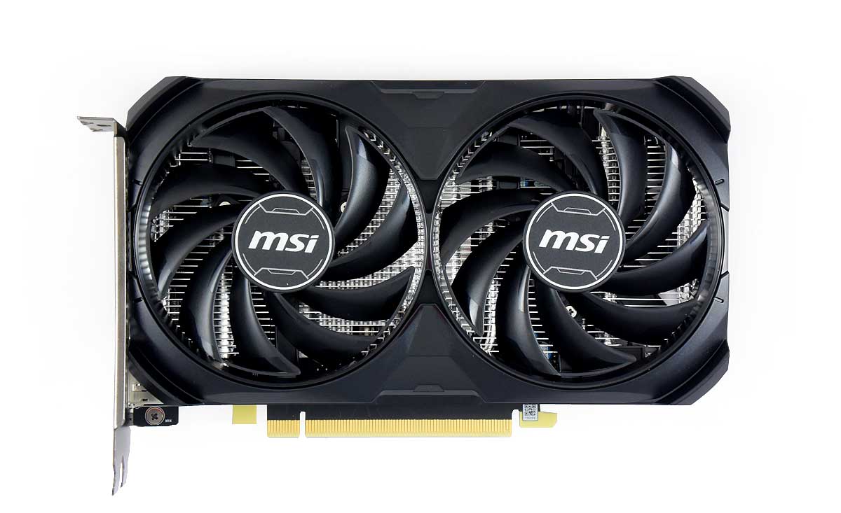 MSI RTX 4060 VENTUS 2X BLACK 8G OC; čelní strana