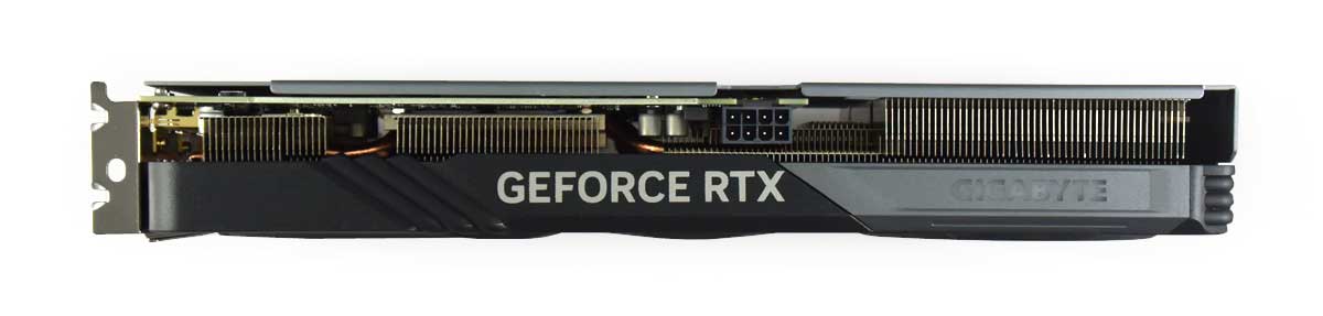 Gigabyte RTX 4060 GAMING OC 8G; horní strana