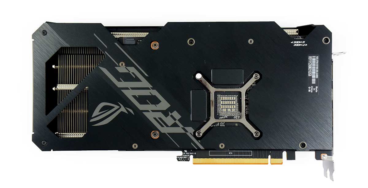 Asus STRIX RX 7600 O8G Gaming; zadní strana