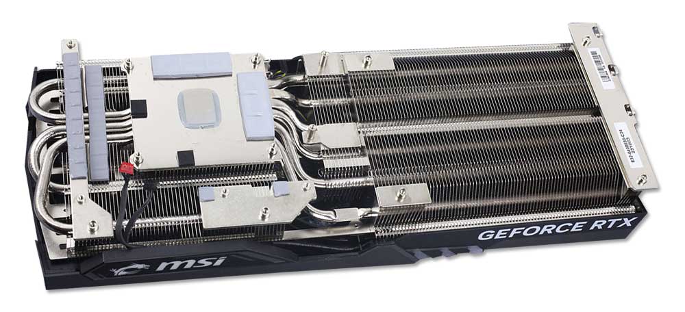 MSI RTX 4070 GAMING X TRIO 12G; chladič