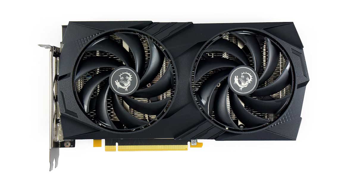 MSI RTX 4060 GAMING X 8G; čelní strana