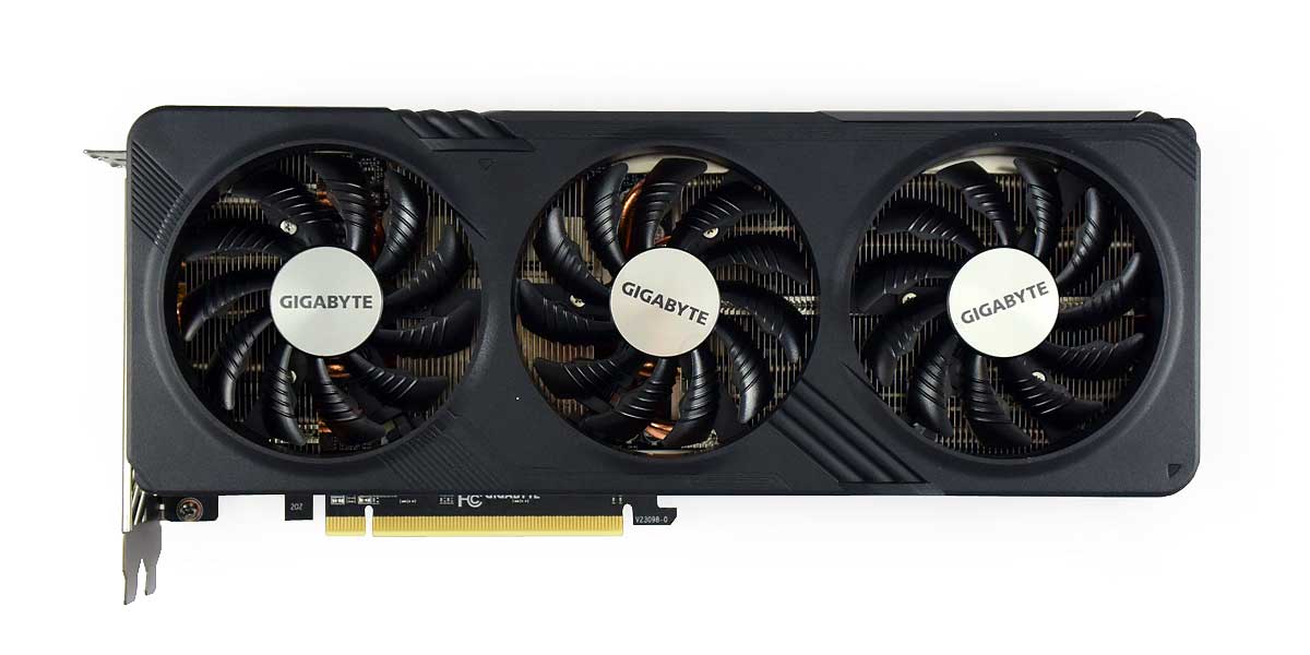 Gigabyte RX 7600 XT GAMING OC 16G; čelní strana