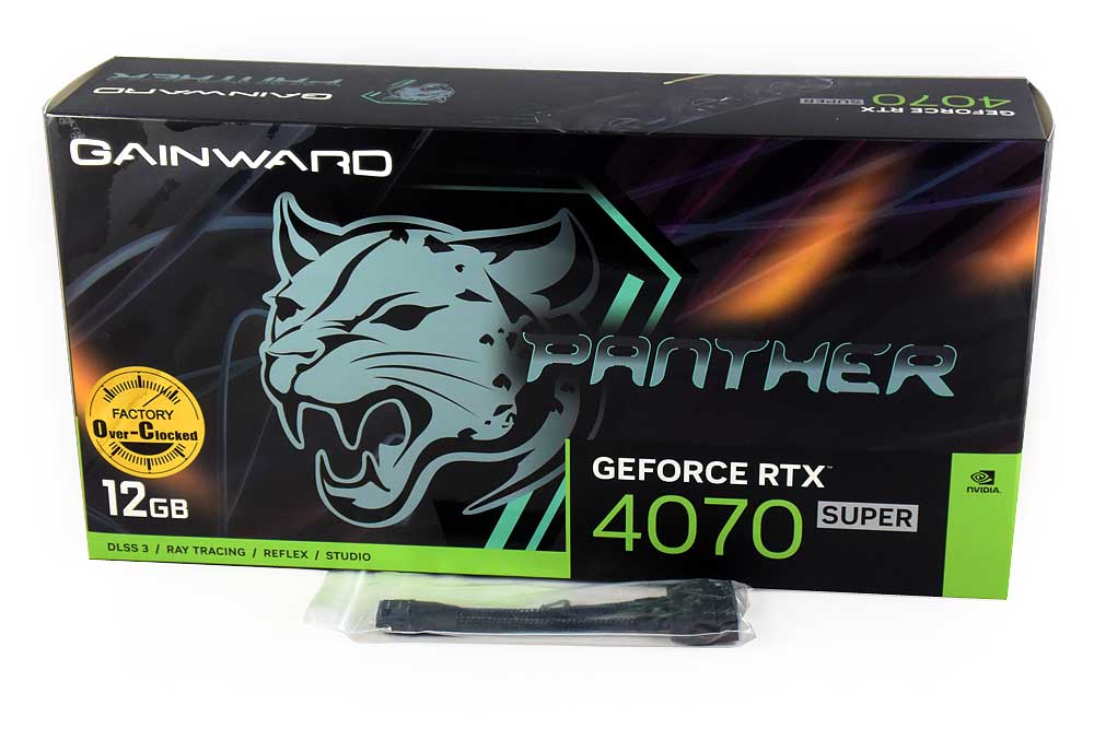 Gainward RTX 4070 SUPER Panther OC 12G; balení