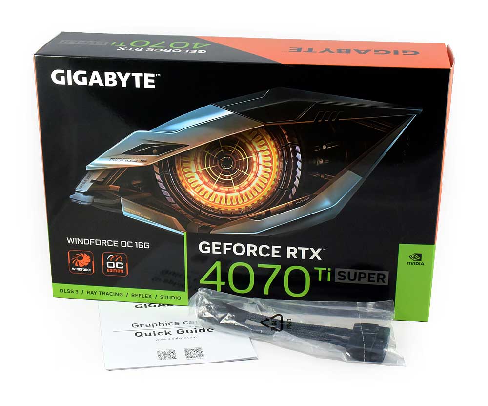 Gigabyte RTX 4070 Ti SUPER Windforce OC 16G; balení