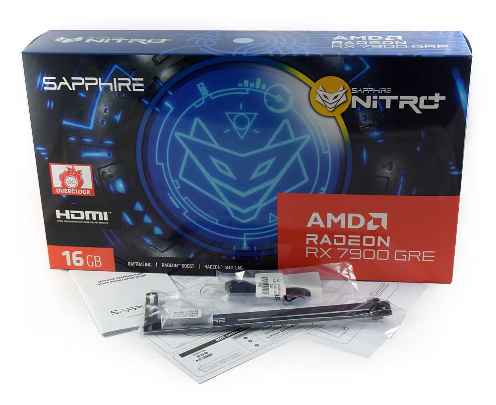 Sapphire NITRO+ RX 7900 GRE 16G; balení