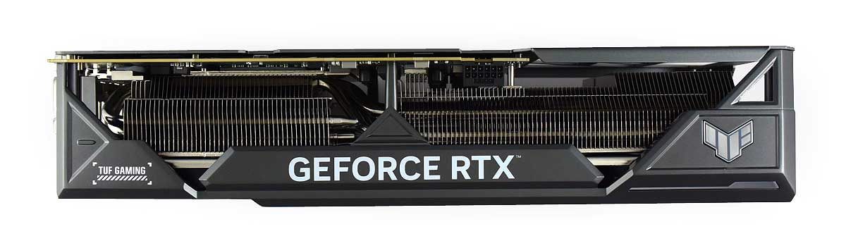 Asus TUF RTX 4080 SUPER O16G Gaming; horní strana