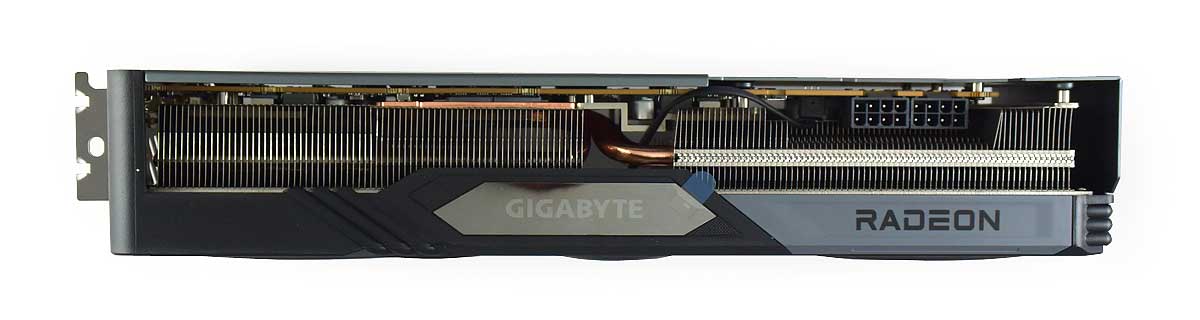 Gigabyte RX 7800 XT GAMING OC 16G; horní strana