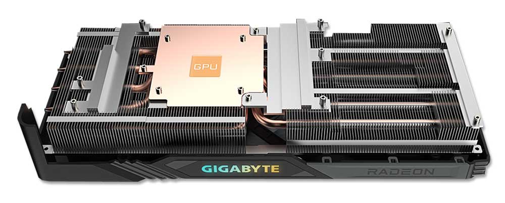 Gigabyte RX 7900 GRE GAMING OC 16G; chladič