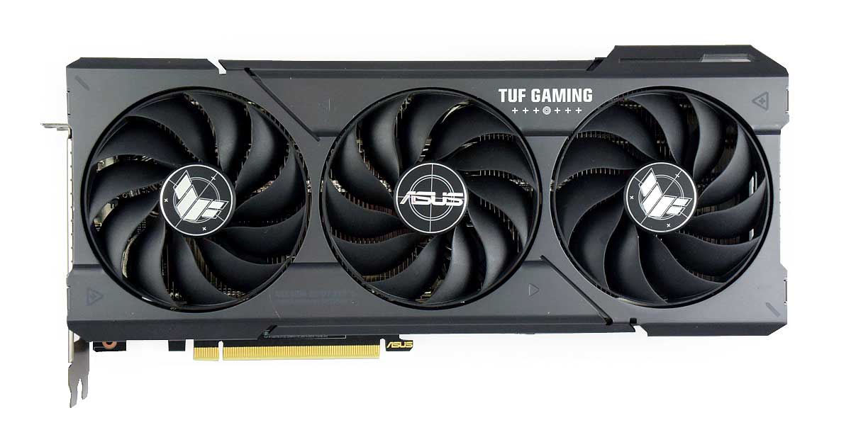 Asus TUF RTX 4070 SUPER O12G Gaming; čelní strana