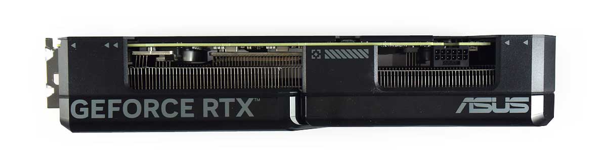 Pro zvětšení klikni Asus DUAL RTX 4070 SUPER 12G; horní strana