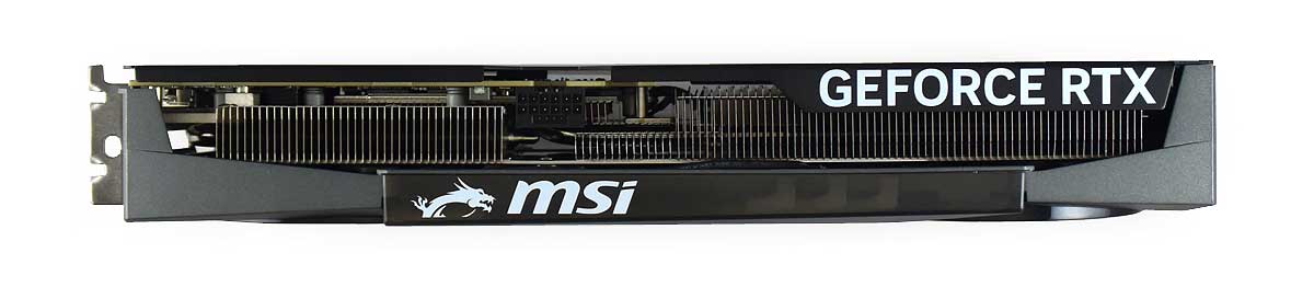 Pro zvětšení klikni MSI RTX 5060 Ti 16G GAMING TRIO OC; horní strana