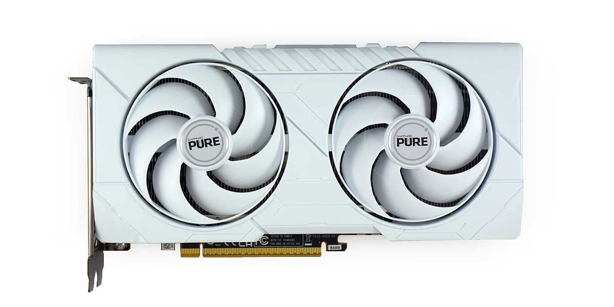 Pro zvětšení klikni Sapphire PURE RX 9060 XT Gaming OC 16G; čelní strana