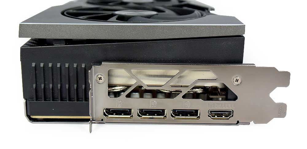 Pro zvětšení klikni MSI RTX 5070 Ti 16G VANGUARD SOC obrazové výstupy