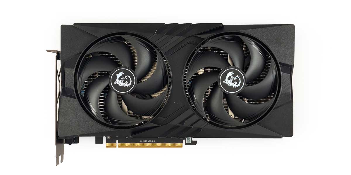 Pro zvětšení klikni MSI RTX 5060 8G GAMING OC; čelní strana