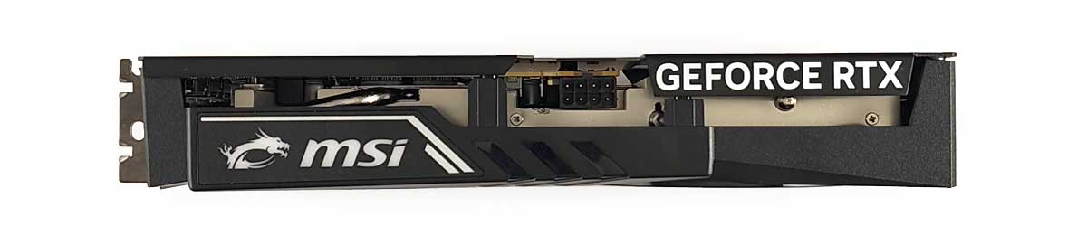 Pro zvětšení klikni MSI RTX 5060 8G GAMING OC; horní strana