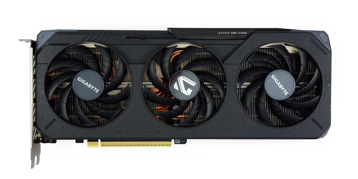 Pro zvětšení klikni Gigabyte RX 9060 XT GAMING OC 16G; čelní strana
