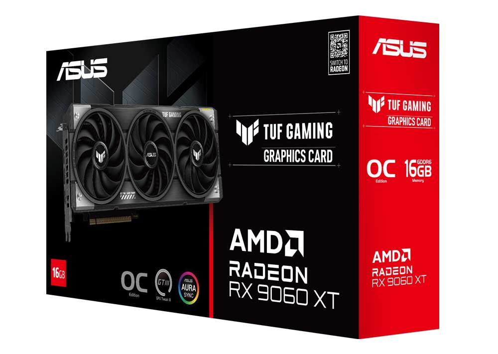 Asus TUF RX 9060 XT O16G Gaming; AMD