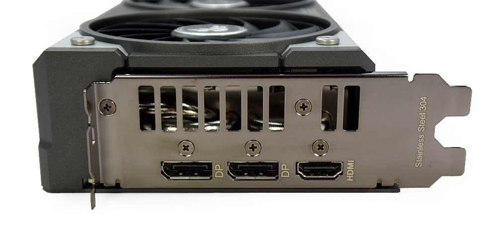 Asus TUF RX 9060 XT O16G Gaming obrazové výstupy