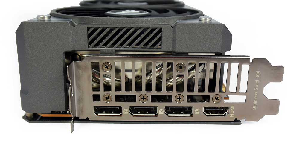 Asus TUF RX 9070 O16G Gaming obrazové výstupy