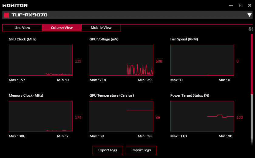 GPU Tweak III; Monitor