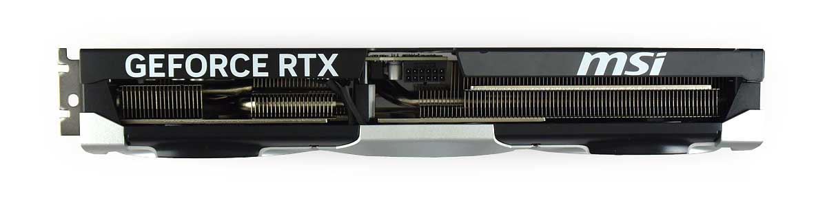 Pro zvětšení klikni MSI RTX 5080 16G VENTUS 3X OC PLUS; horní strana