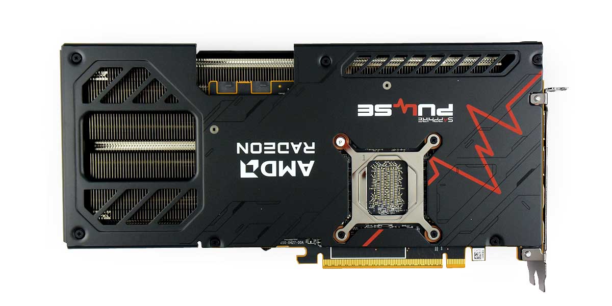 Pro zvětšení klikni Sapphire PULSE RX 9070 GAMING 16G; zadní strana