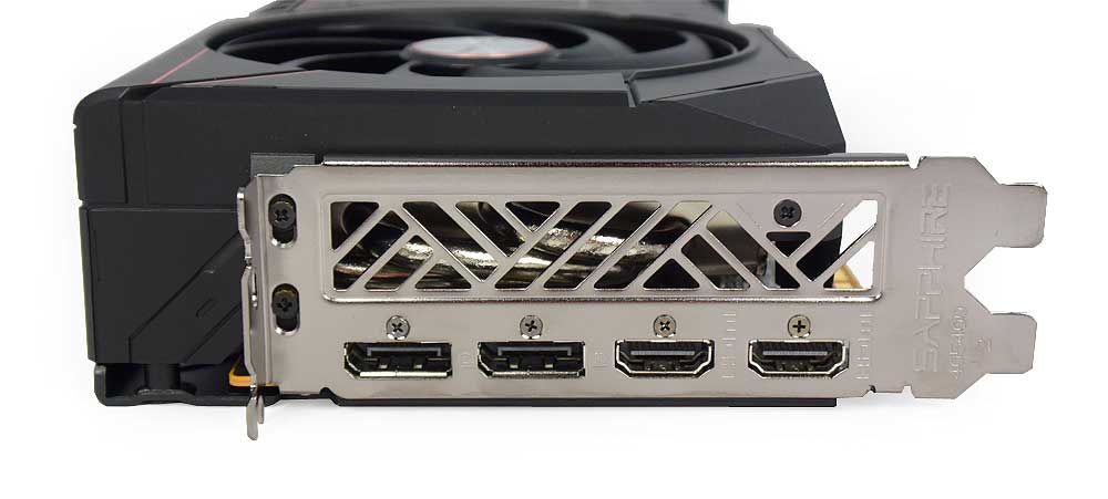 Pro zvětšení klikni Sapphire PULSE RX 9070 GAMING 16G obrazové výstupy