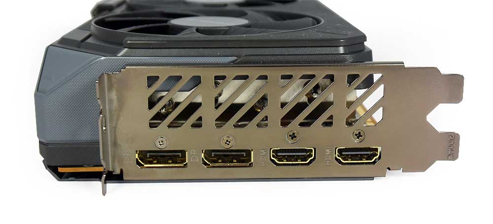 Pro zvětšení klikni Gigabyte RX 9070 GAMING OC 16G obrazové výstupy