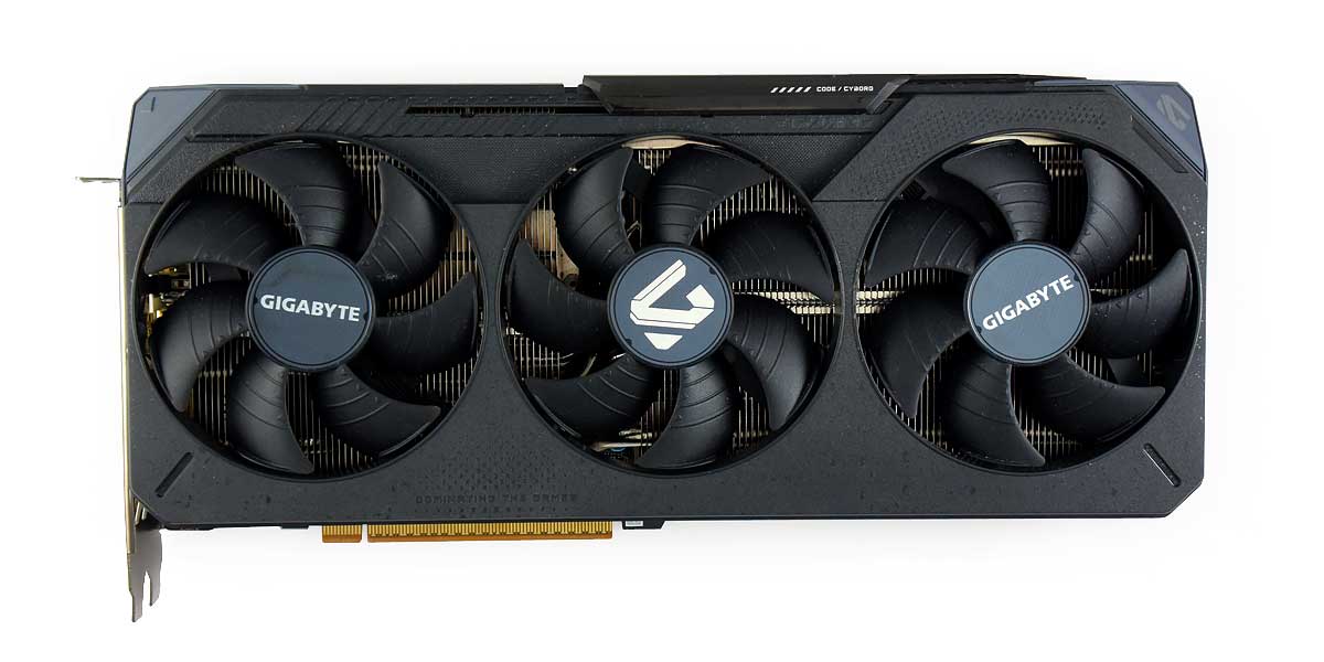 Pro zvětšení klikni Gigabyte RX 9070 XT GAMING OC 16G; čelní strana