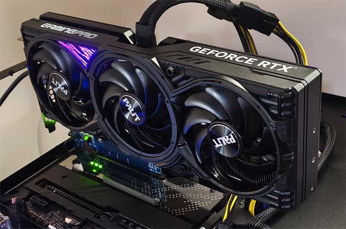 Pro zvětšení klikni PALiT RTX 5070 Ti GamingPro-S OC 16G
