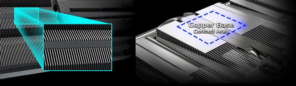 ASRock RX 9060 XT Challenger 16G OC; chladič