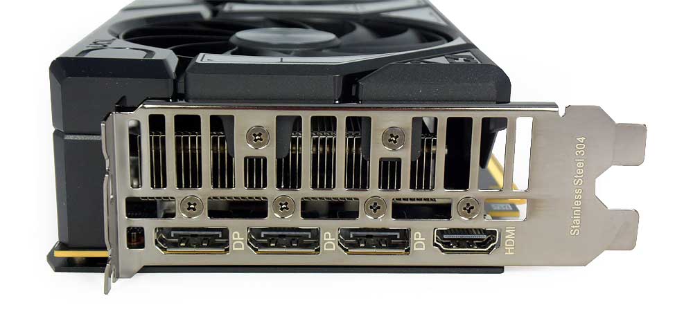 Asus DUAL RTX 5060 O8G obrazové výstupy