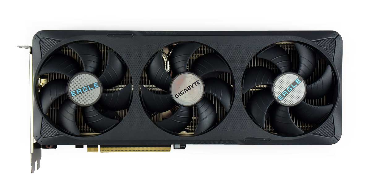 Gigabyte RTX 5070 EAGLE OC SFF 12G; čelní strana